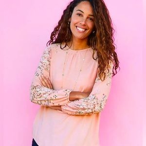 MATILDA JANE Dream Chasers Dose of floral women’s top size medium